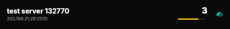 test server 132770 live status badge