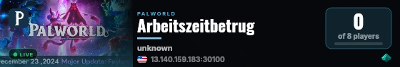 Arbeitszeitbetrug live status badge