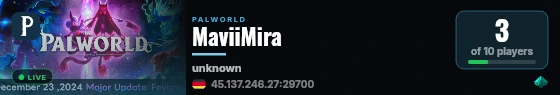 MaviiMira live status badge