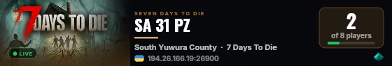 SA 31 PZ live status badge