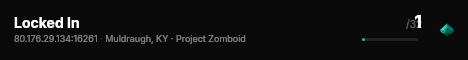 Locked In live status badge