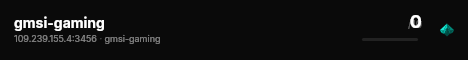 gmsi-gaming live status badge