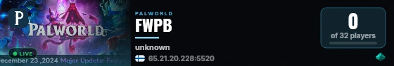 FWPB live status badge