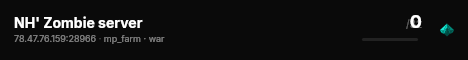 NH' Zombie server live status badge
