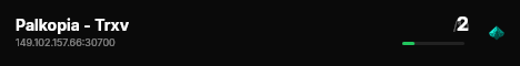 Palkopia - Trxv live status badge