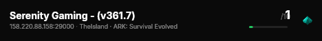 Serenity Gaming - (v361.7) live status badge