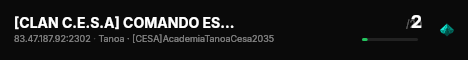 [CLAN C.E.S.A] COMANDO ESPAÑOL DE SIMULACIÓN ARMA 3 TANOA live status badge