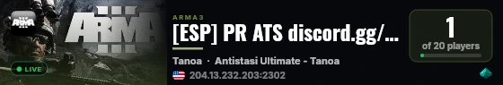 [ESP] PR ATS discord.gg/3Dq42khHdy live status badge