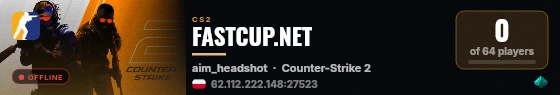 FASTCUP.NET live status badge