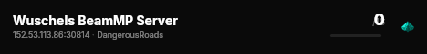 Wuschels BeamMP Server live status badge