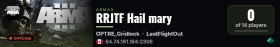 RRJTF Hail mary live status badge