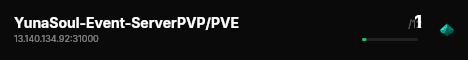 YunaSoul-Event-ServerPVP/PVE live status badge