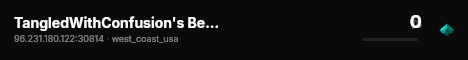 TangledWithConfusion's BeamMP Sever live status badge