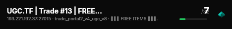 UGC.TF | Trade #13 | FREE ITEMS! live status badge