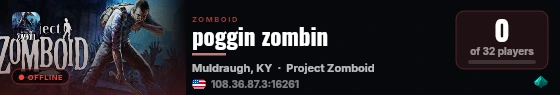 poggin zombin live status badge