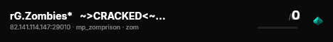 rG.Zombies*   ~>CRACKED<~ ~>BETA V6.4.8<~  Powered By FinnishHost.net || Time Left: 4+ Min. live status badge