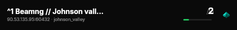 ^1 Beamng // Johnson valley //^4 5 voiture^1// Necrew live status badge