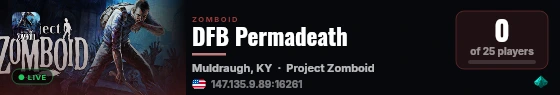 DFB Permadeath live status badge