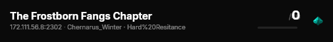 The Frostborn Fangs Chapter live status badge
