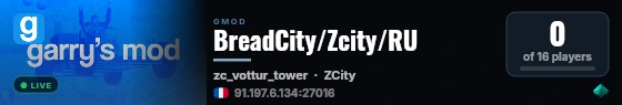 BreadCity/Zcity/RU live status badge