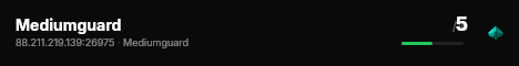 Mediumguard live status badge