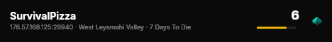 SurvivalPizza live status badge