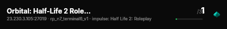 Orbital: Half-Life 2 Roleplay | Release Update! live status badge