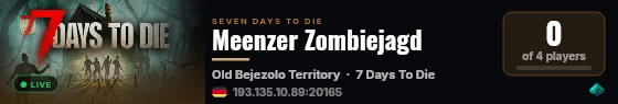 Meenzer Zombiejagd live status badge