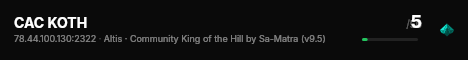 CAC KOTH live status badge