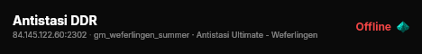 Antistasi DDR live status badge