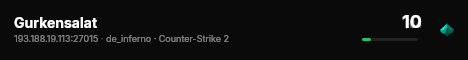 Gurkensalat live status badge