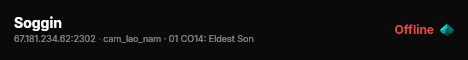 Soggin live status badge