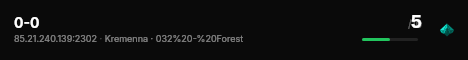0-0 live status badge