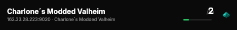 Charlone´s Modded Valheim live status badge