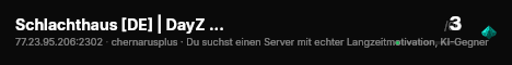 Schlachthaus [DE] | DayZ Expansion | Quests | AI | BaseBuilding live status badge