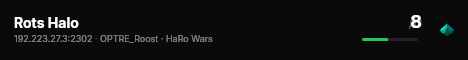 Rots Halo live status badge