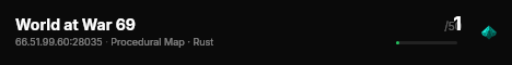 World at War 69 live status badge