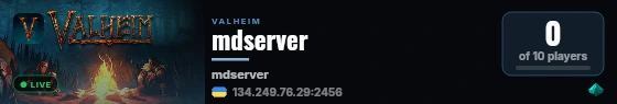 mdserver live status badge