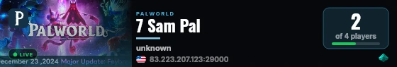 7 Sam Pal live status badge