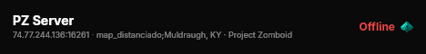 PZ Server live status badge