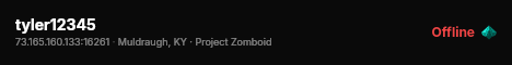 tyler12345 live status badge