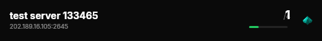 test server 133465 live status badge