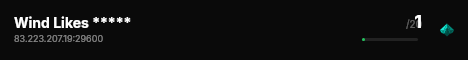 Wind Likes ***** live status badge