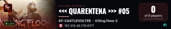 <<< QUARENTENA >>> #05 live status badge