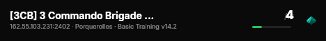 [3CB] 3 Commando Brigade Training Server - Members Only live status badge