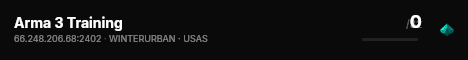 Arma 3 Training live status badge