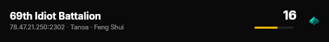 69th Idiot Battalion live status badge