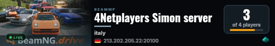 4Netplayers Simon server live status badge