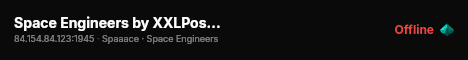 Space Engineers by XXLPoseidon live status badge