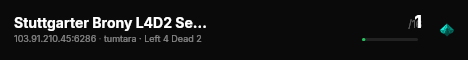 Stuttgarter Brony L4D2 Server live status badge